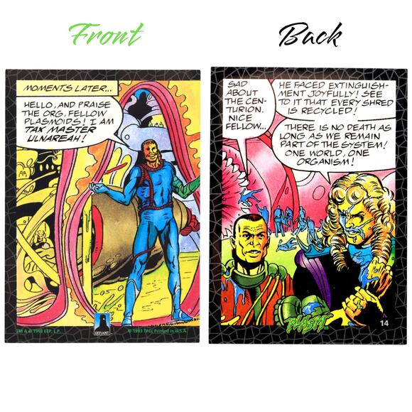 1993 Defiant Plasm TRG Trading Cards [Lot of 8] - Picture 4 of 10